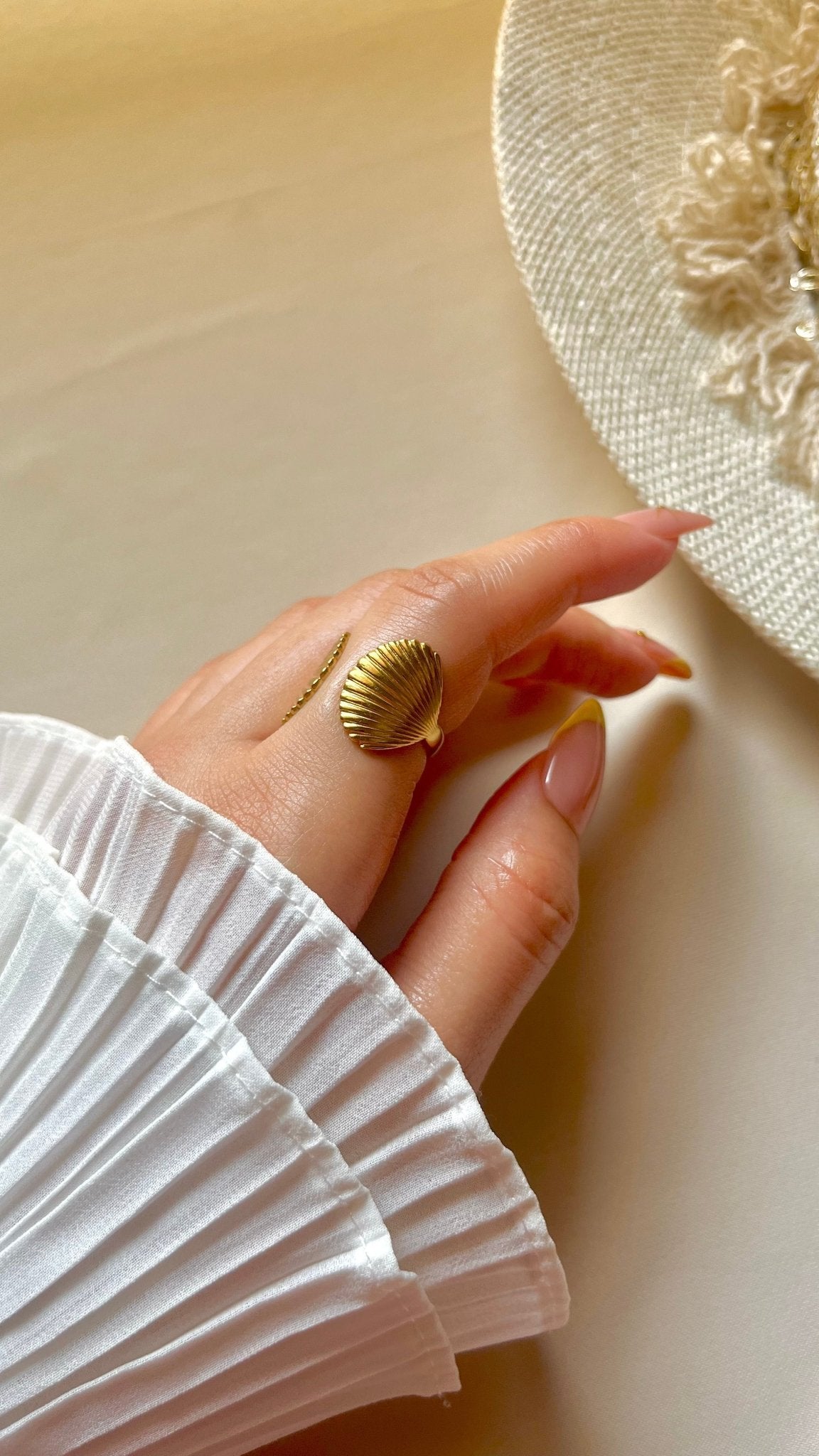 Summer Shell Ring - Stainless Steel