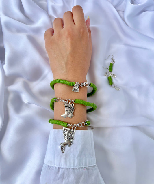 Green Bracelet – Rubber Set