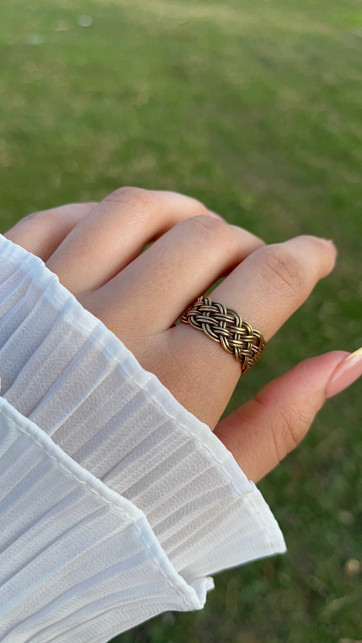 طقم "أنتا عمري" - مطلي بالفضة والعقيق