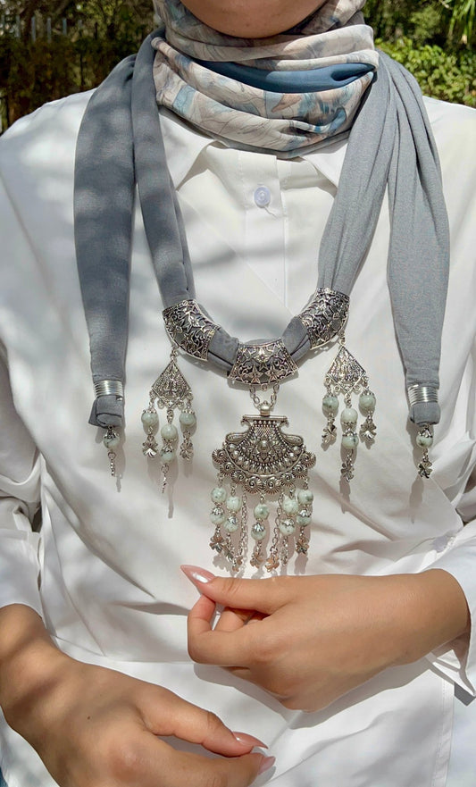 Bedoor Necklace Scarf - Cotton