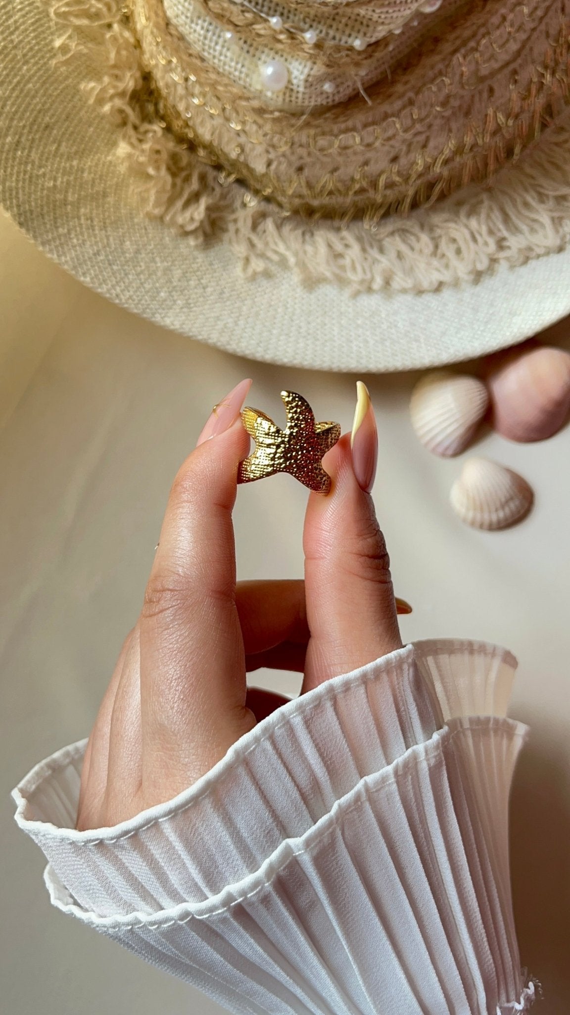 Ocean Star Ring - Stainless Steel