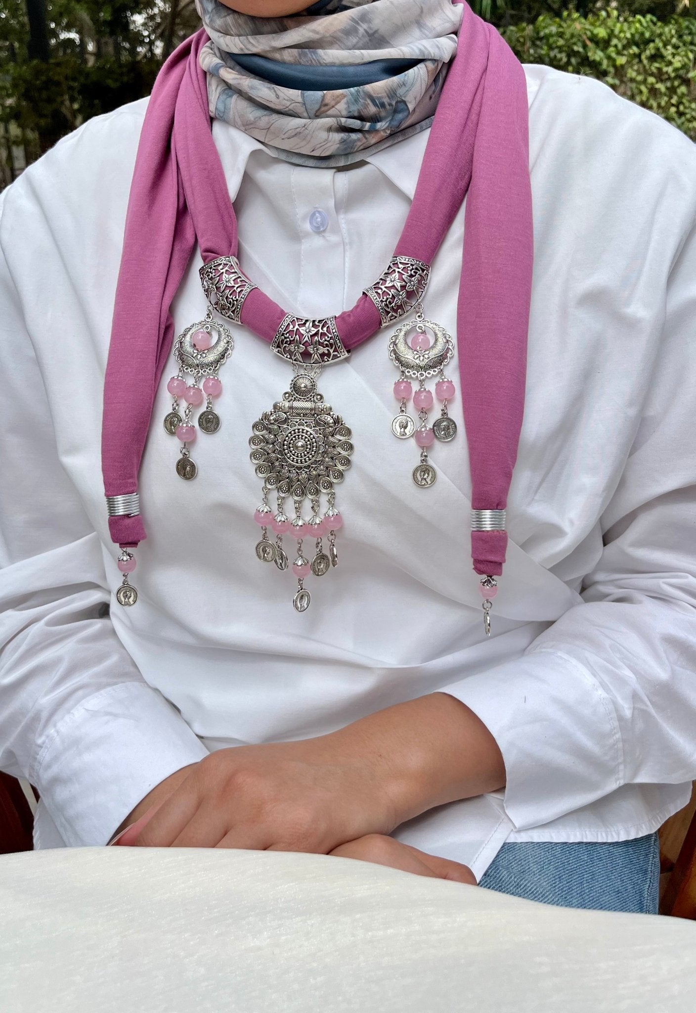 Anoud Necklace Scarf - Cotton