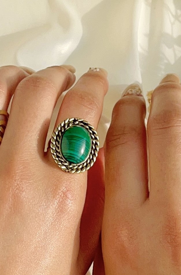 Green Stone & Calm Set – Copper