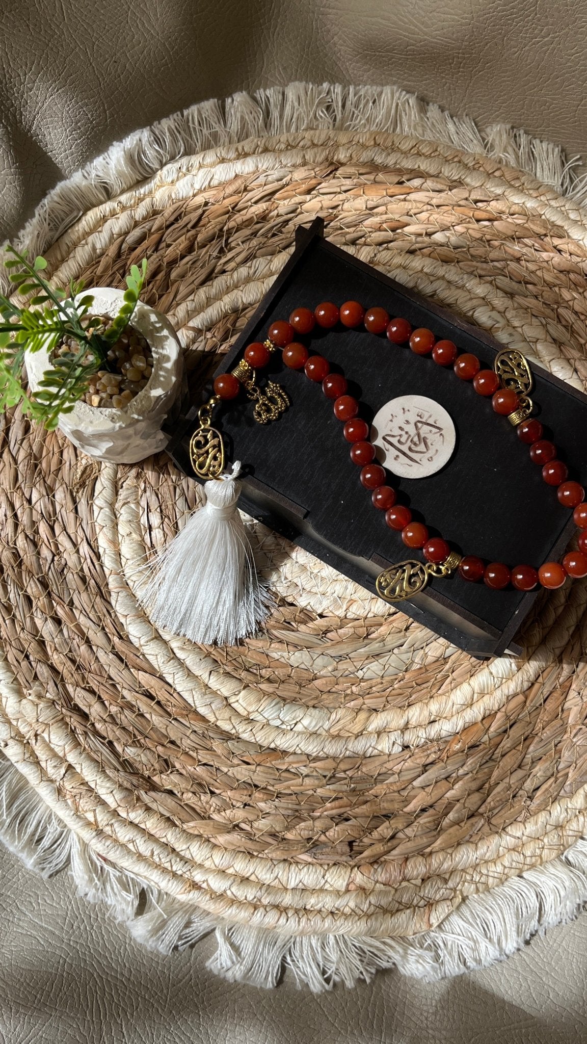 Rania Rosary - Alabaster Stones