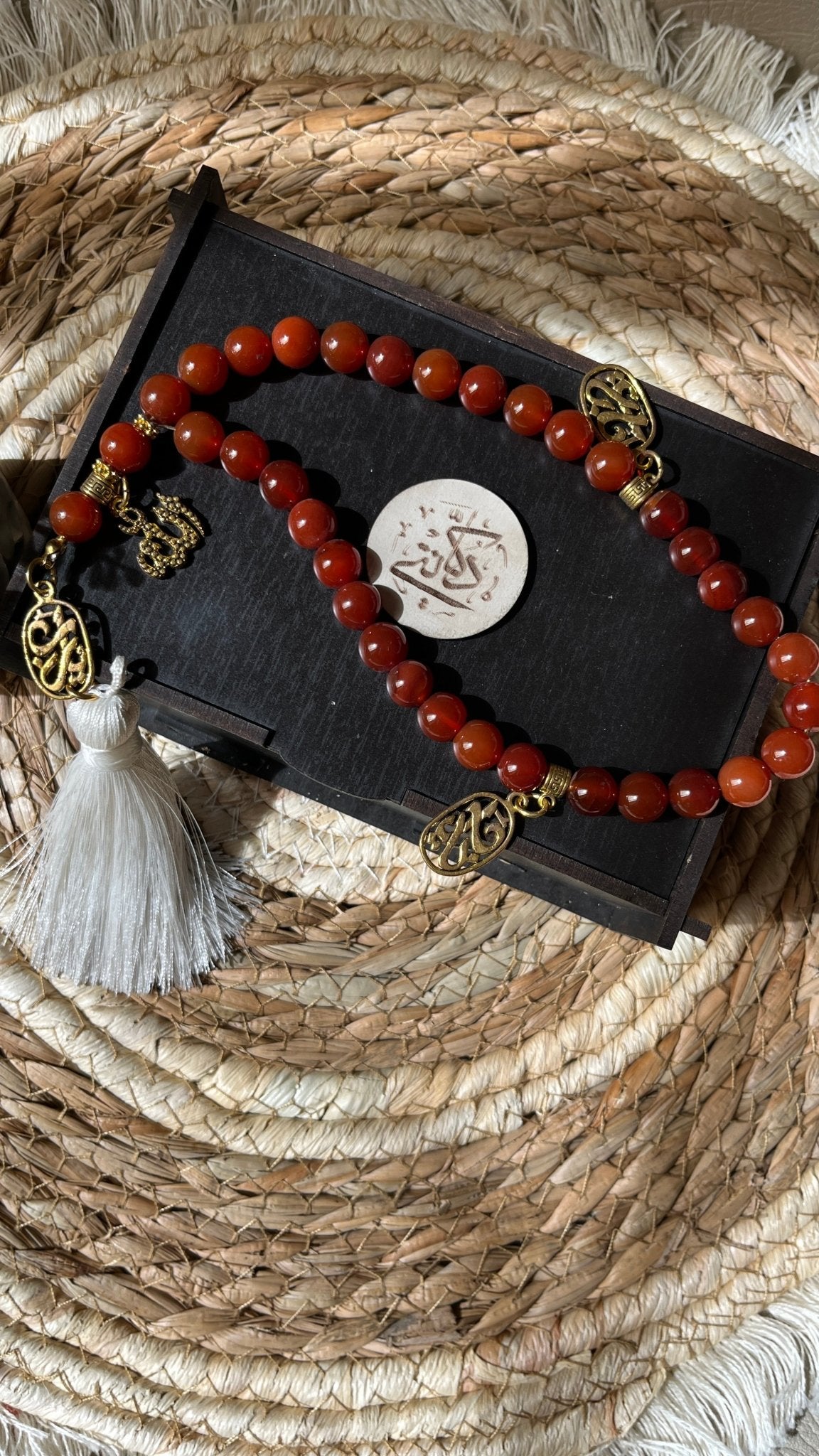 Rania Rosary - Alabaster Stones