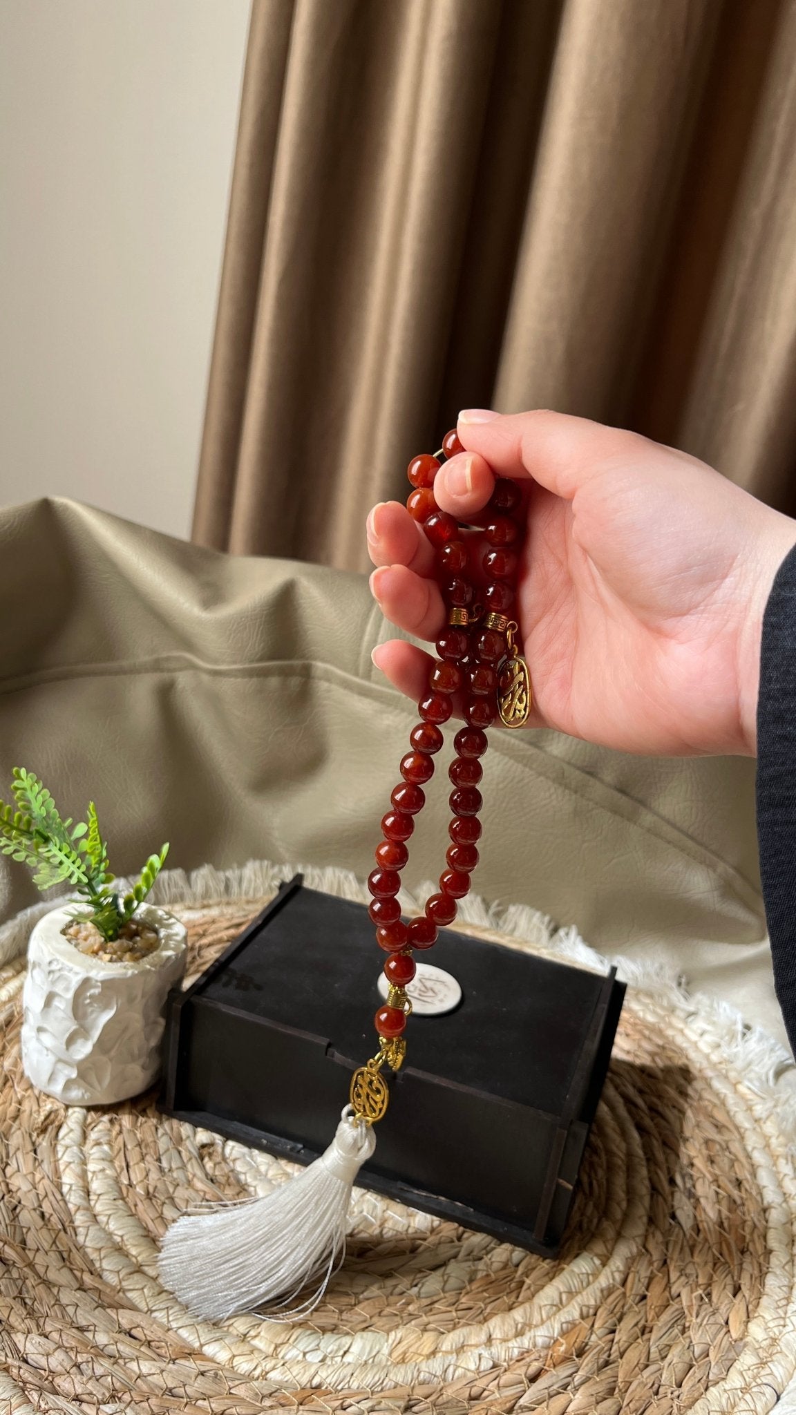 Rania Rosary - Alabaster Stones