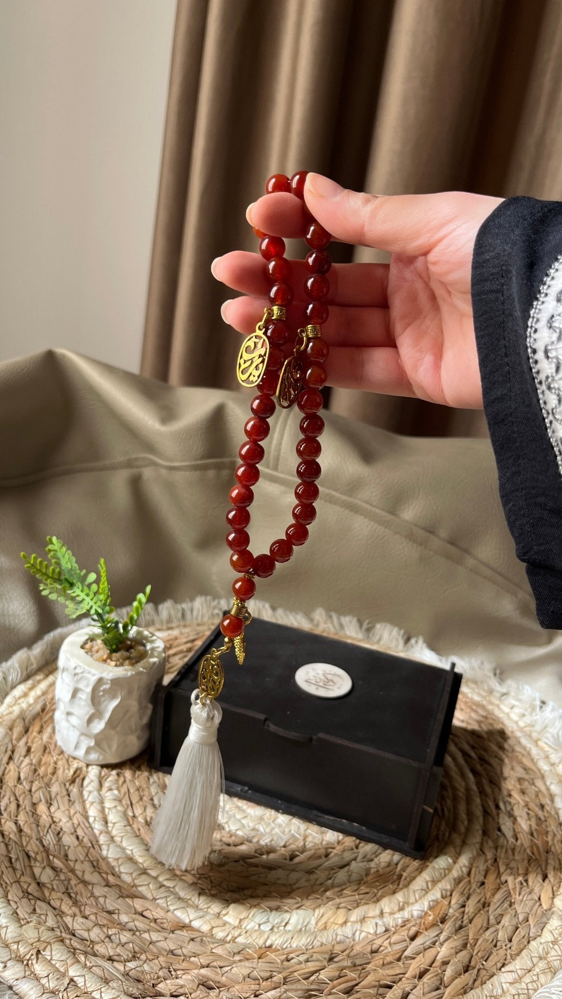 Rania Rosary - Alabaster Stones