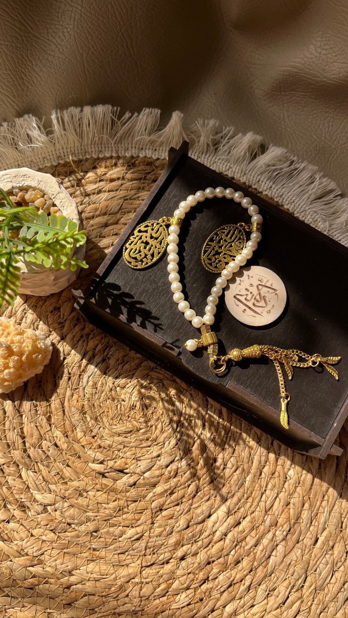 Pearl Bracelet and Rosary - Pure Copper