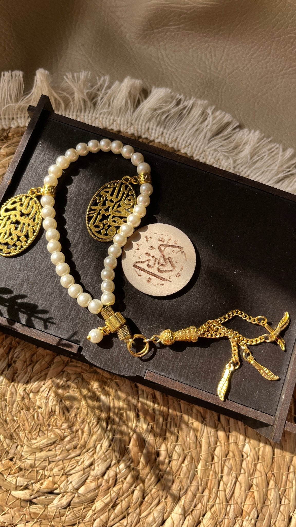 Pearl Bracelet and Rosary - Pure Copper