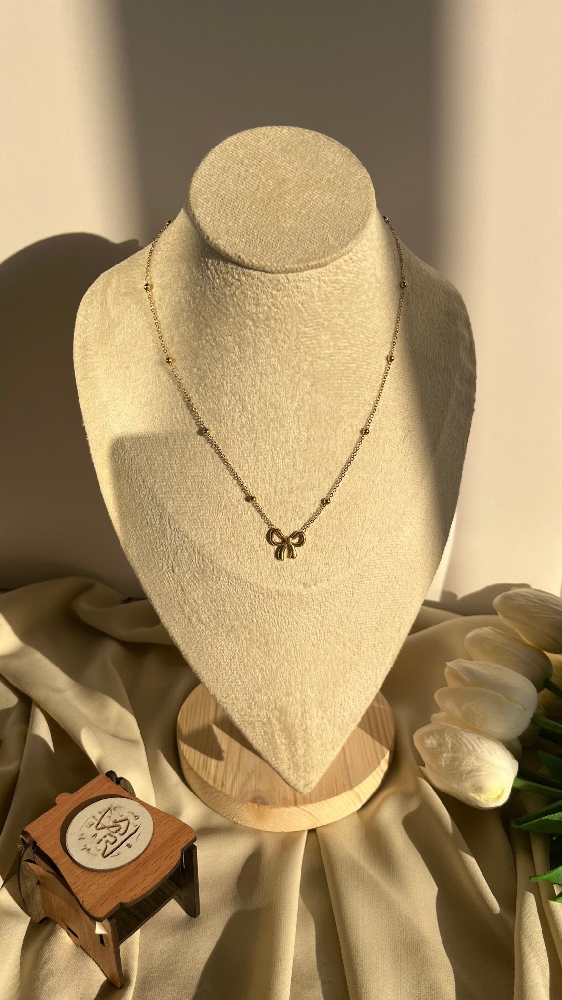 قلادة الفراشة - ستانلس ستيل