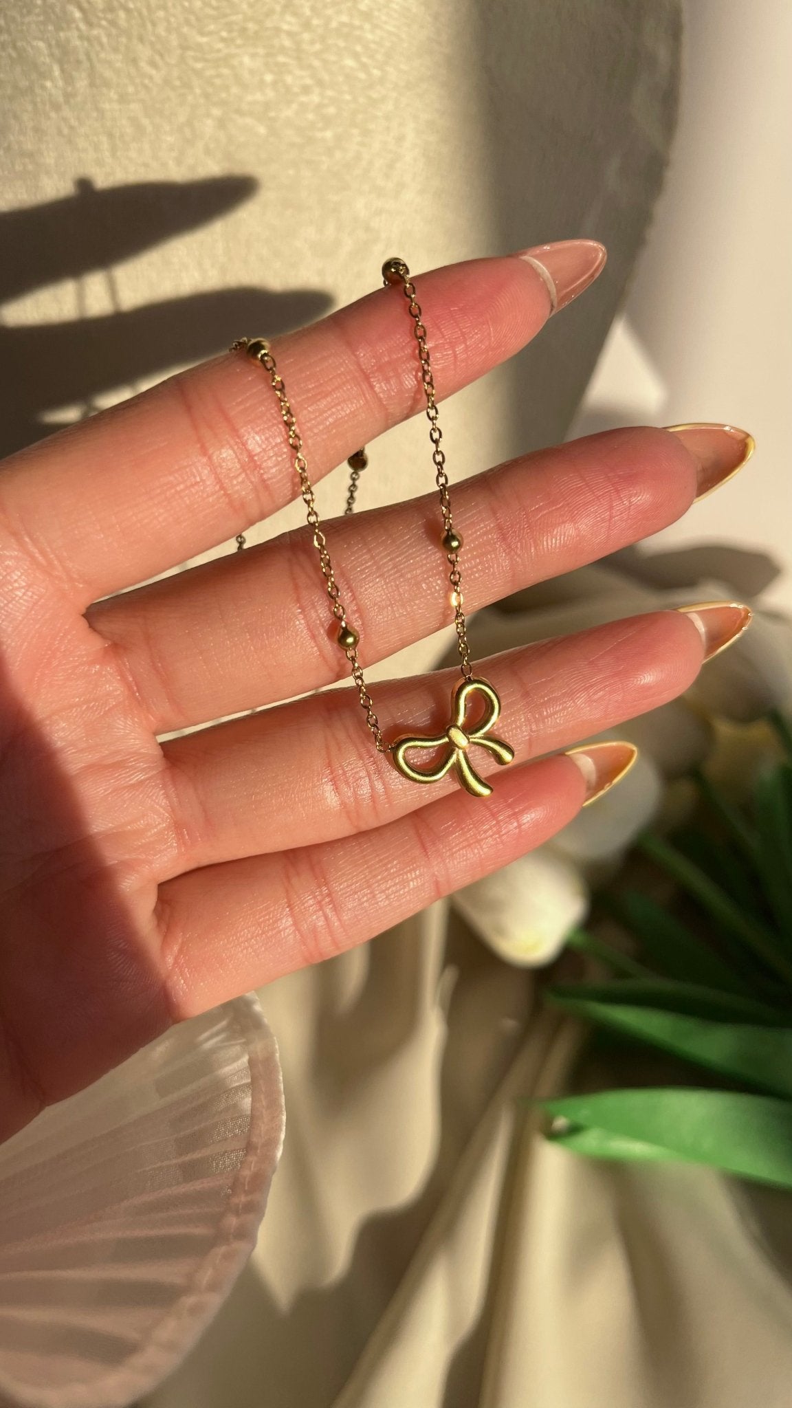 قلادة الفراشة - ستانلس ستيل