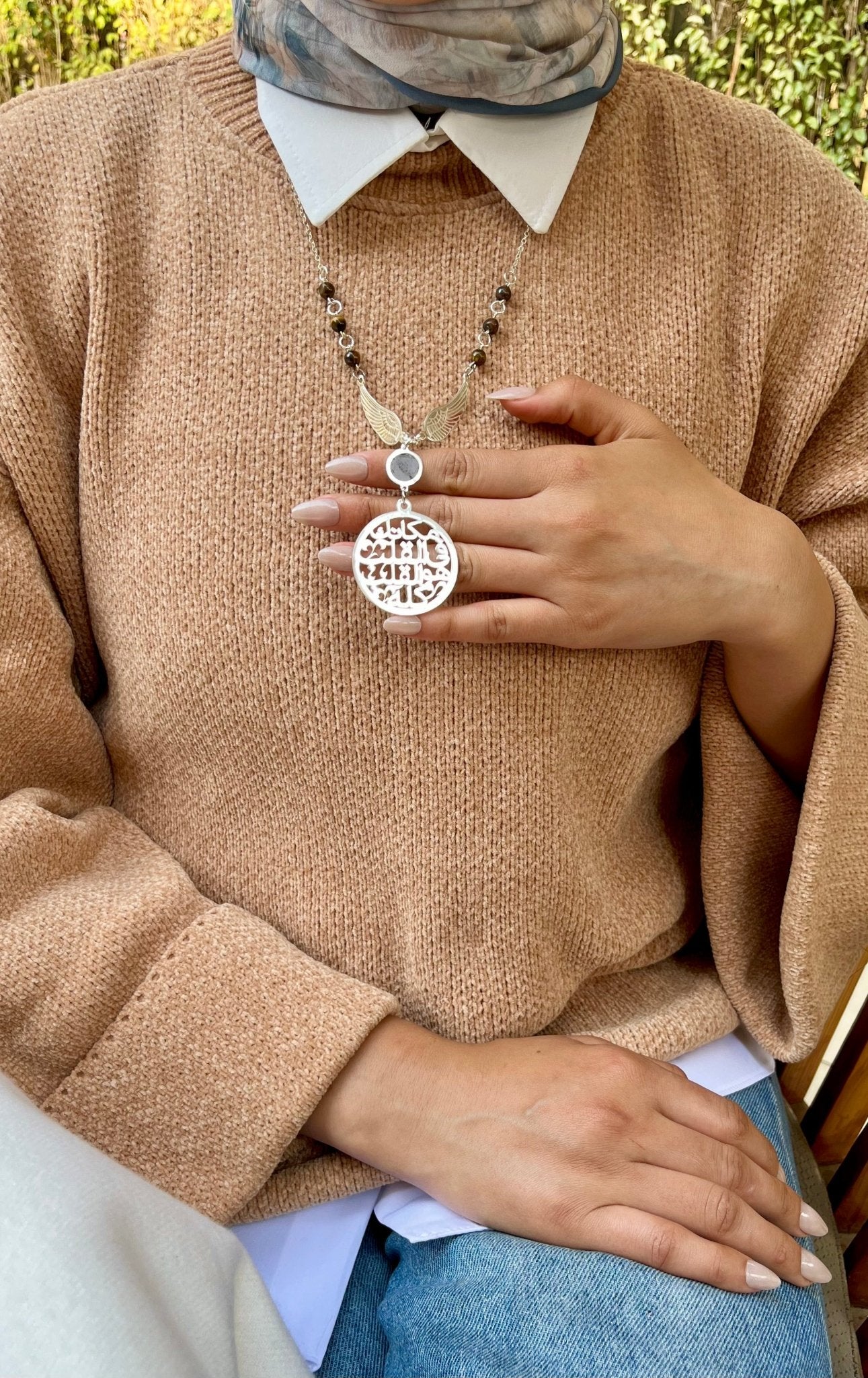 Najla Necklace - Silver Plated