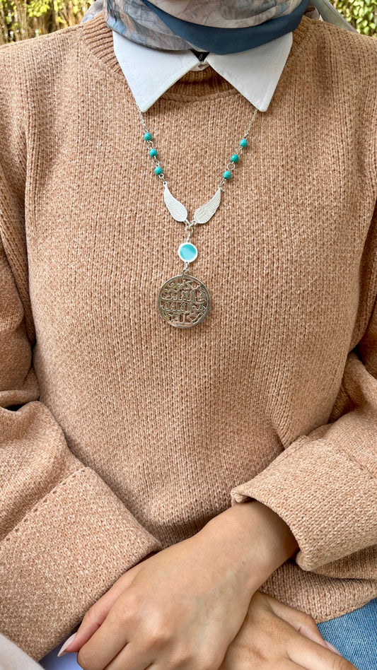 Najla Necklace - Silver Plated