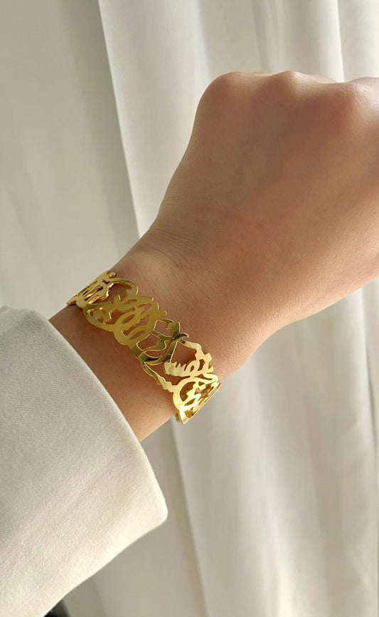 Lillian Bangle - Gold Plated