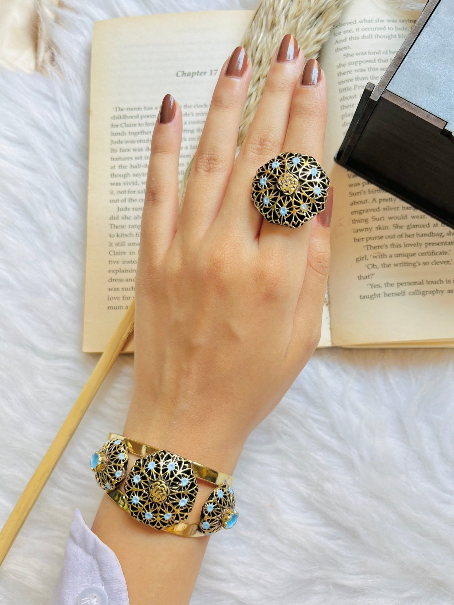 Renad Flower Set - Pure Copper
