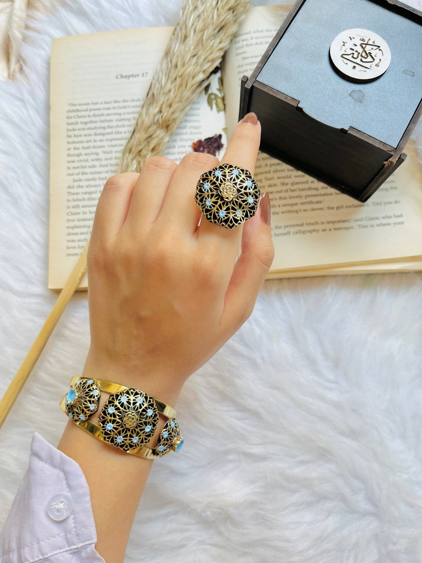 Renad Flower Set - Pure Copper