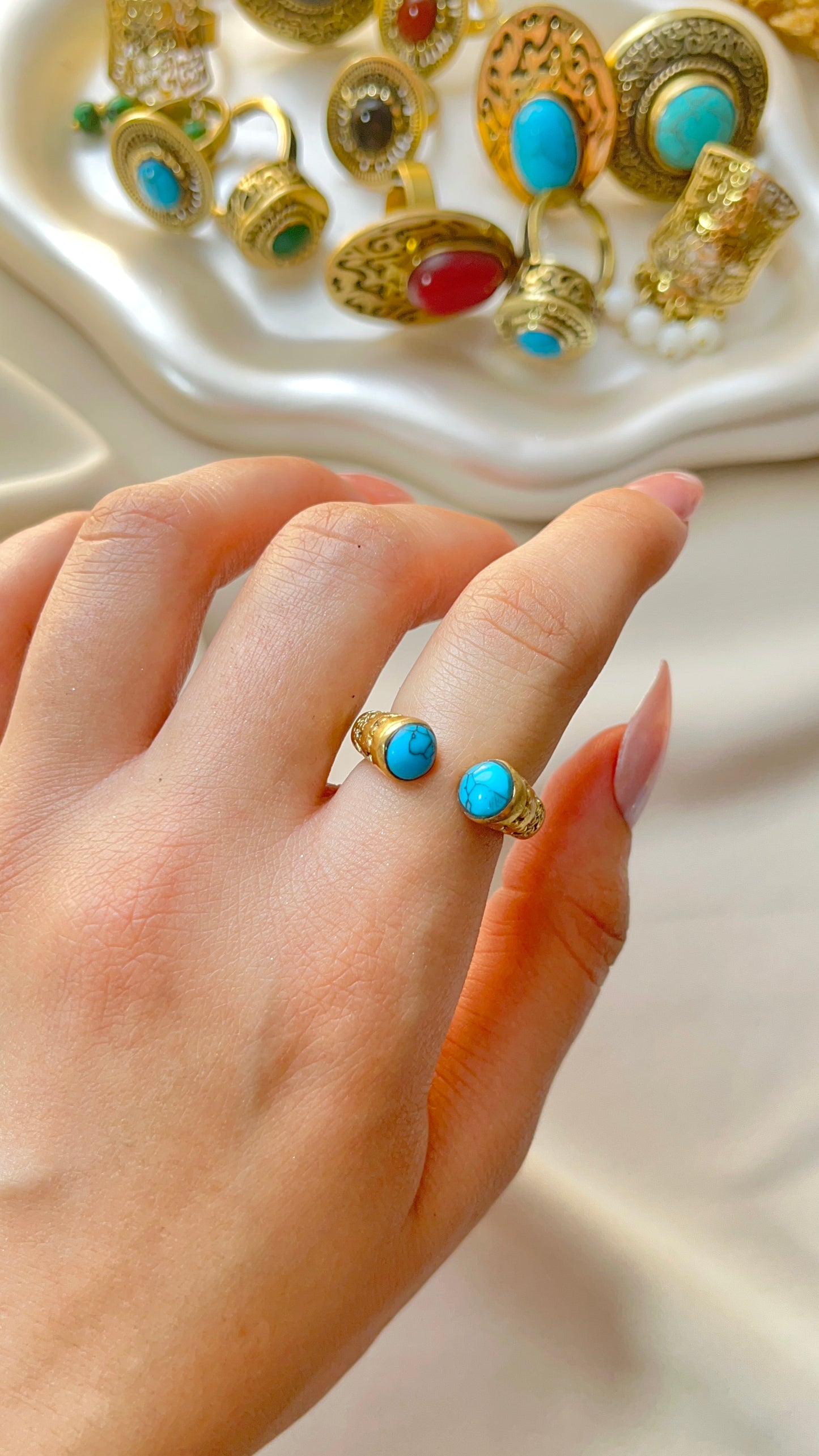 Amany Ring - Pure Copper