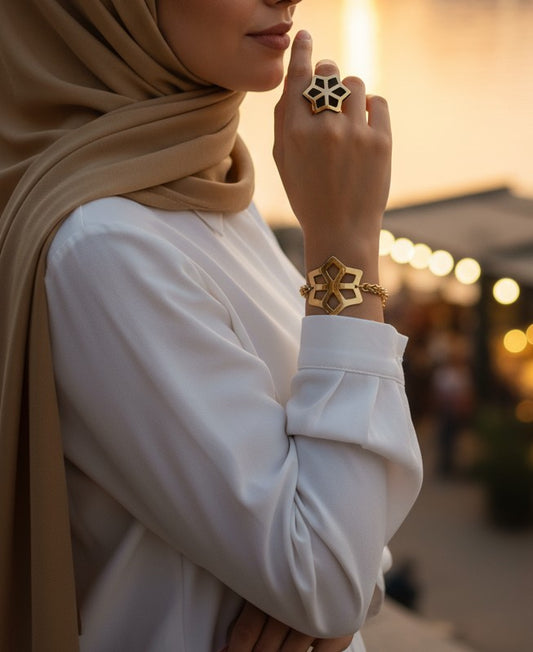 مجموعة النجوم – سوار وخاتم