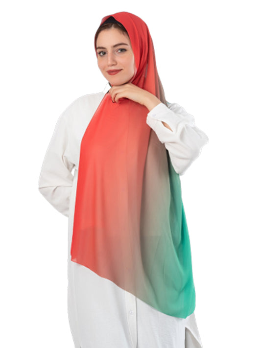 Maria Scarf - Crepe Degrade