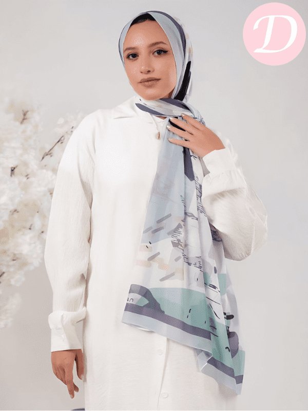 Sky High Scarf - Crepe Chiffon