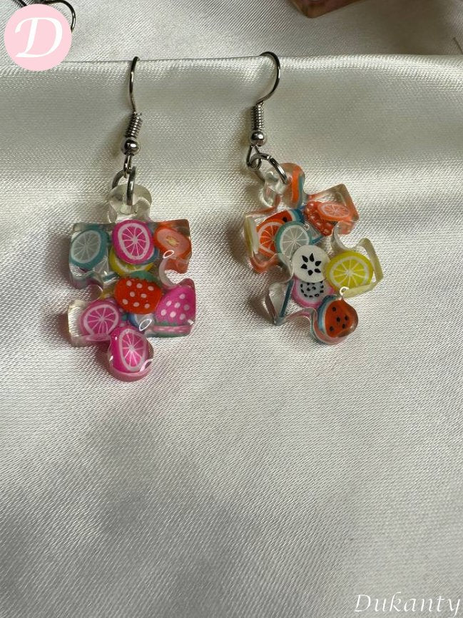 Fruit Earring - Resin