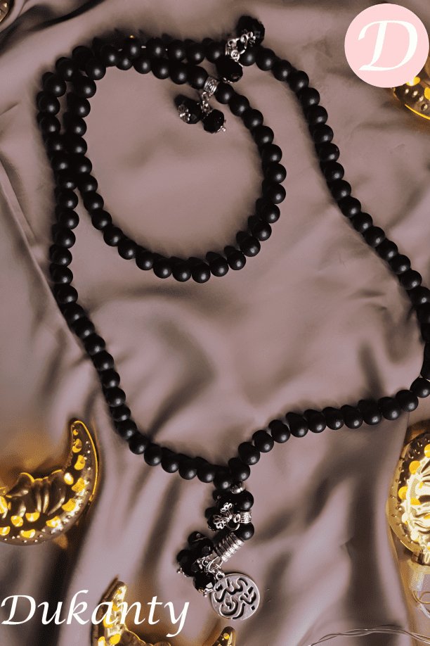 Radwa Rosary - Black Matte Stones