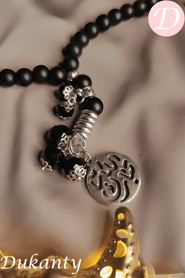 Radwa Rosary - Black Matte Stones