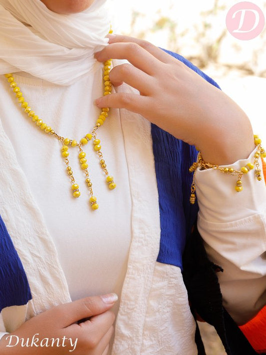 Nadia Delicate Necklace - Yellow