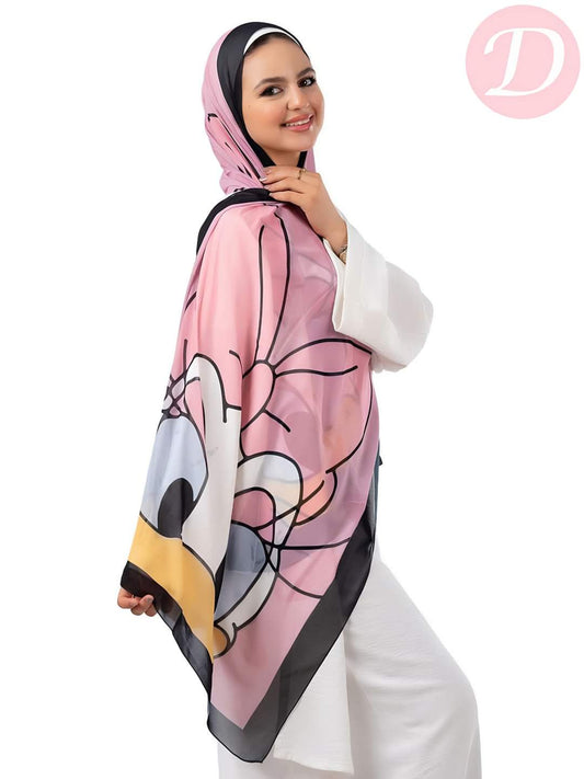 Elle Scarf - Crepe Chiffon