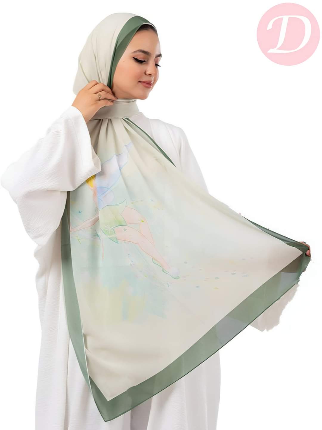 TinkerBell Scarf - Crepe Chiffon