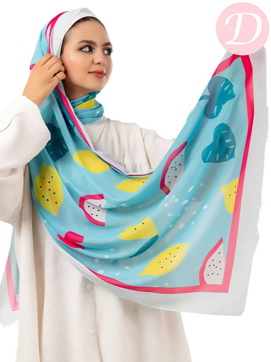 Fruitie Scarf - Crepe Chiffon