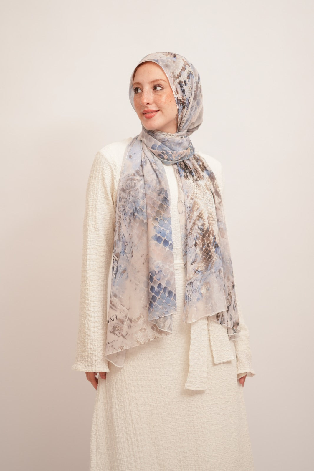 Zoha Scarf - Crepe Digital