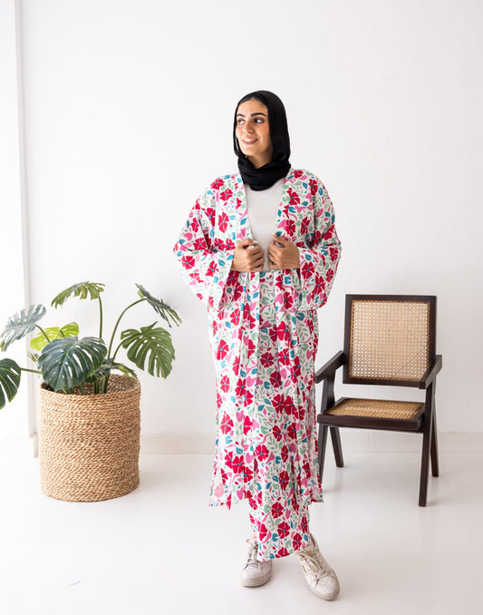 Emaa Casual Suit - Satin