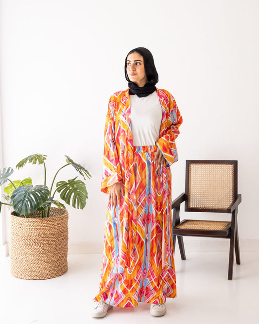 Hour Casual Suit - Satin