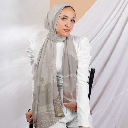 Sevda Scarf - Crepe Digital
