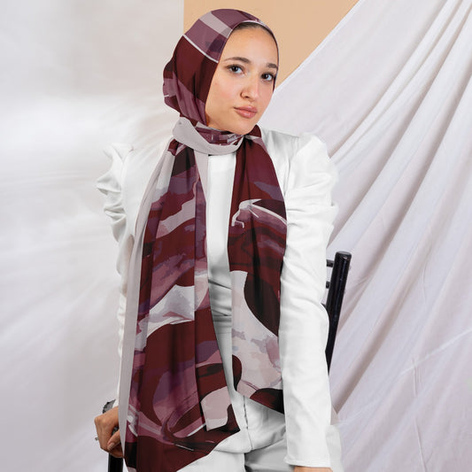 Bushra Scarf - Crepe Digital