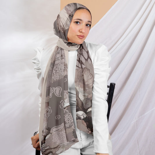 Hanan Scarf - Crepe Digital