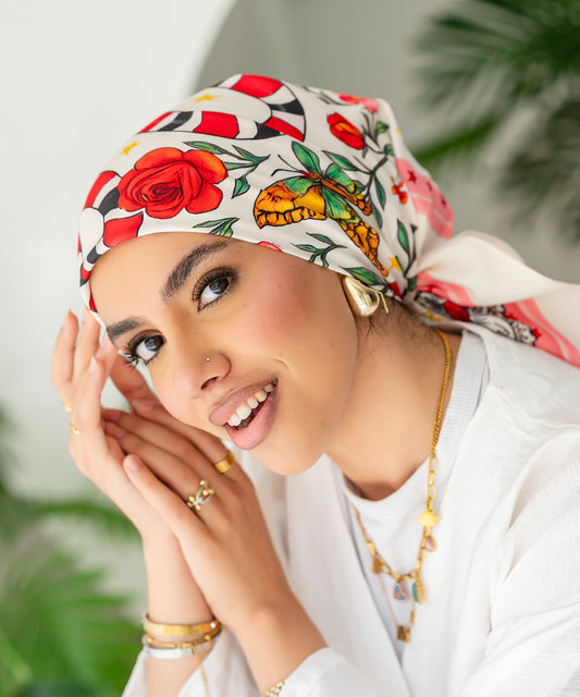 Yasmin Scarf - Satin