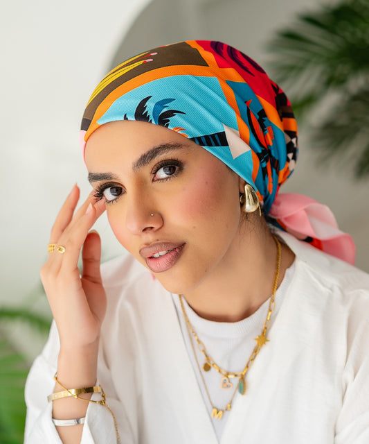 وشاح سالي - قطن وساتان