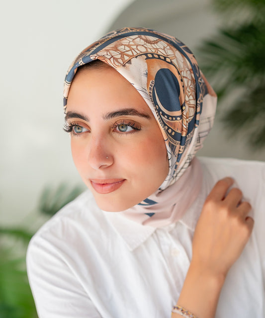 وشاح سالي - قطن وساتان