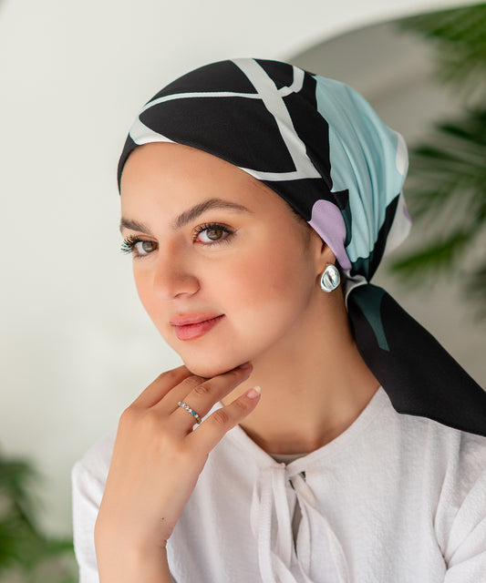 وشاح سالي - قطن وساتان