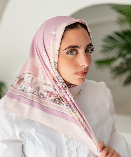 وشاح سالي - قطن وساتان