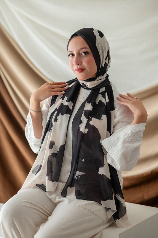 Jumana Scarf - Crepe Digital
