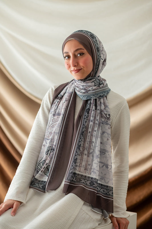 Lamia Scarf - Crepe Digital
