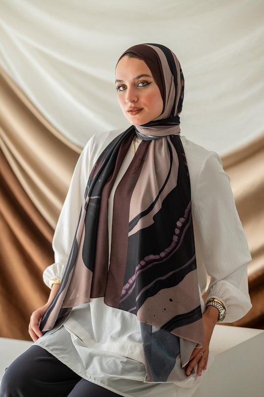 Nehal Scarf - Crepe Digital