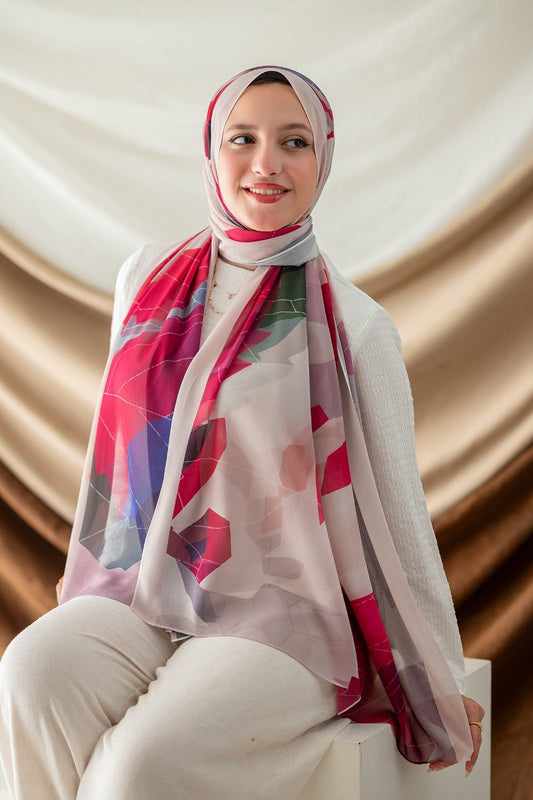 Safiya Scarf - Crepe Digital