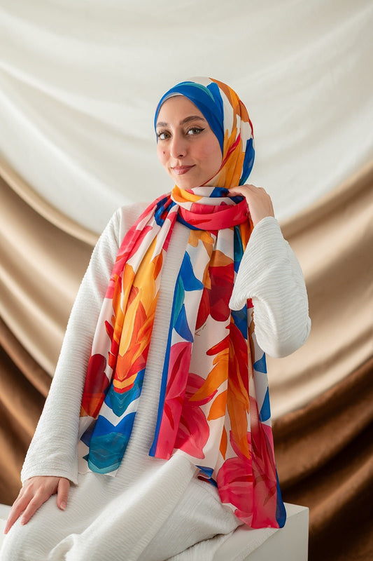Shahira Scarf - Crepe Digital