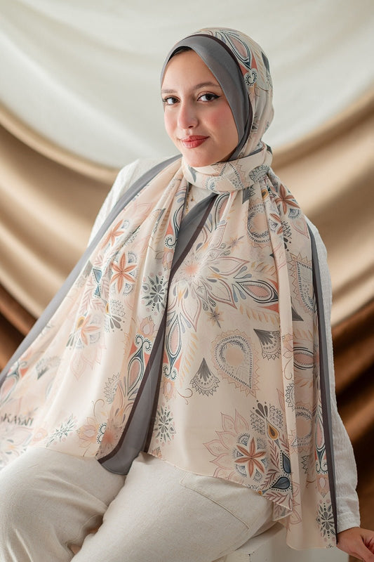 Safinaz Scarf - Crepe Digital