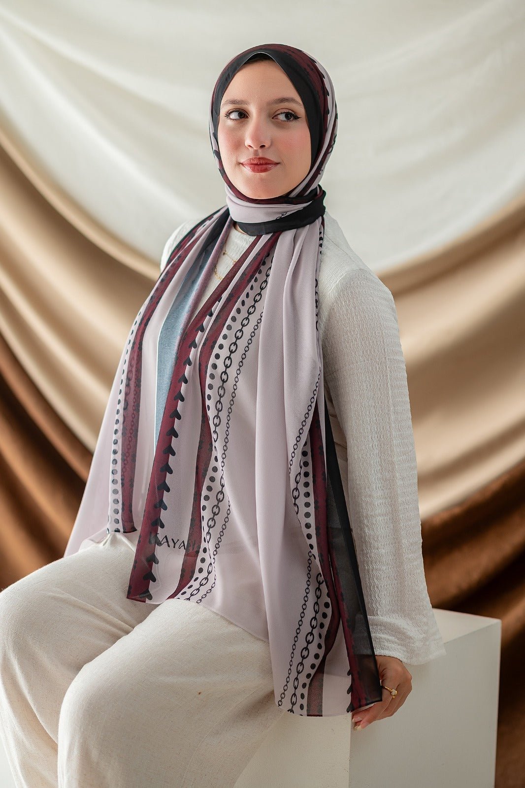 Asala Scarf - Crepe Digital