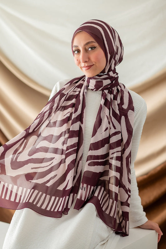 Hayam Scarf - Crepe Digital